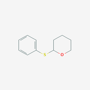 molecular formula C11H14OS B11946317 Tetrahydro-2-(phenylthio)-2H-pyran CAS No. 20965-36-0