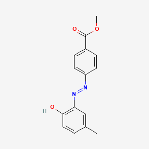 molecular formula C15H14N2O3 B11946322 Methyl 4-(2-hydroxy-5-methylphenylazo)benzoate CAS No. 19020-83-8