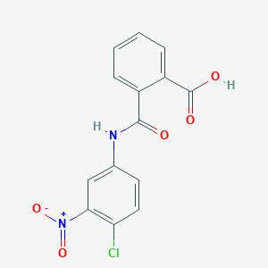 molecular formula C14H9ClN2O5 B11946354 4'-Chloro-3'-nitrophthalanilic acid CAS No. 19368-47-9