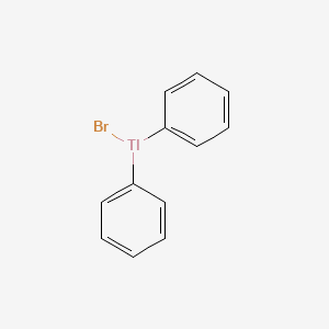 molecular formula C12H10BrTl B11946390 Thallium, bromodiphenyl- CAS No. 10192-61-7