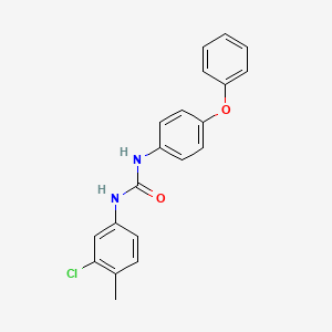 molecular formula C20H17ClN2O2 B11946411 N-(3-Chloro-4-methylphenyl)-N'-(4-phenoxyphenyl)urea CAS No. 853319-11-6