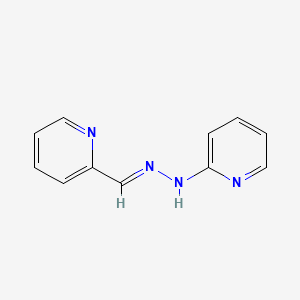 molecular formula C11H10N4 B1194643 2-Pyridinecarboxaldehyde, 2-phenylhydrazone CAS No. 2215-33-0