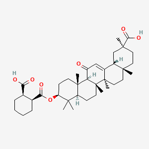 molecular formula C38H56O7 B1194647 Cicloxolone CAS No. 52247-86-6