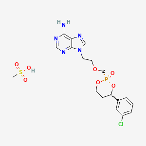 molecular formula C18H23ClN5O7PS B1194650 Pradefovir Mesylate CAS No. 625095-61-6