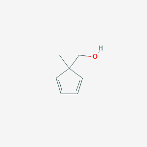 molecular formula C7H10O B11946577 (1-Methylcyclopenta-2,4-dien-1-yl)methanol 
