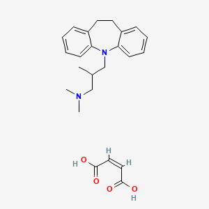 molecular formula C24H30N2O4 B1194658 Trimipramine Maleate CAS No. 521-78-8
