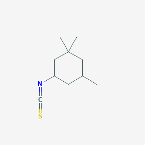 molecular formula C10H17NS B11946597 3,3,5-Trimethylcyclohexyl isothiocyanate 