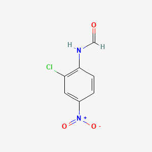 molecular formula C7H5ClN2O3 B11946612 Formamide, N-(2-chloro-4-nitrophenyl)- CAS No. 16135-32-3