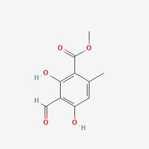molecular formula C10H10O5 B1194665 甲基血红酸 CAS No. 34874-90-3