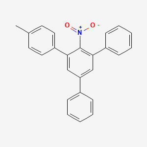 molecular formula C25H19NO2 B11946694 3,5-Diphenyl-4'-methyl-2-nitrobiphenyl CAS No. 102893-10-7