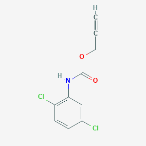 molecular formula C10H7Cl2NO2 B11946703 prop-2-ynyl N-(2,5-dichlorophenyl)carbamate CAS No. 5924-92-5