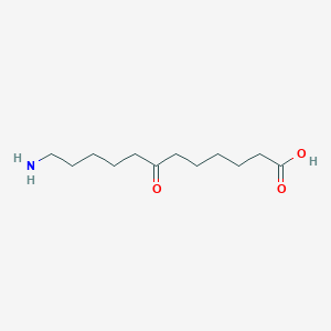 molecular formula C12H23NO3 B11946714 12-Amino-7-oxododecanoic acid CAS No. 16595-67-8