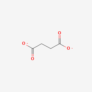 molecular formula C4H4O4-2 B1194679 Succinate CAS No. 56-14-4