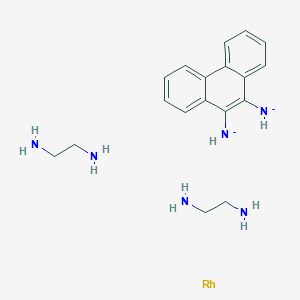 molecular formula C18H26N6Rh-2 B119468 Rh(en)2phi(III) CAS No. 148485-19-2