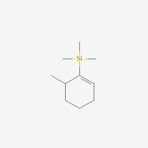 molecular formula C10H20Si B11946803 Trimethyl(6-methylcyclohex-1-en-1-yl)silane CAS No. 63031-68-5