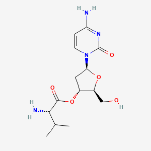 molecular formula C14H22N4O5 B1194686 伐托昔他滨 CAS No. 380886-95-3
