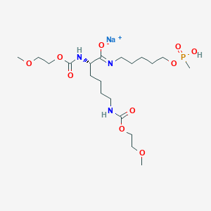 molecular formula C22H44N3O10P B1194691 Pegaptanib sodium CAS No. 222716-86-1