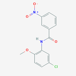 molecular formula C14H11ClN2O4 B11946910 N-(5-chloro-2-methoxyphenyl)-3-nitrobenzamide 