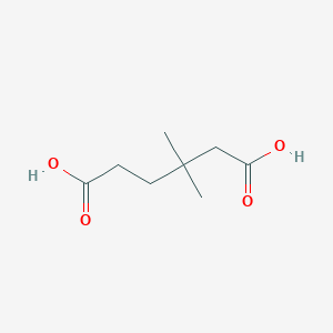 molecular formula C8H14O4 B11946932 3,3-Dimethylhexanedioic acid CAS No. 16838-81-6