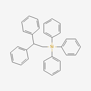 molecular formula C32H28Si B11946965 (2,2-Diphenylethyl)triphenylsilane 