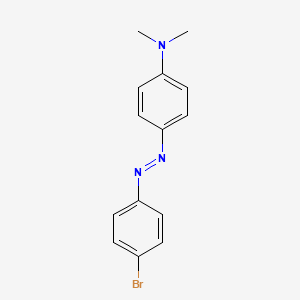 molecular formula C14H14BrN3 B11946987 4'-Bromo-4-dimethylaminoazobenzene CAS No. 100651-80-7