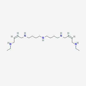 molecular formula C20H43N5 B1194700 N'-[(Z)-4-(ethylamino)but-2-enyl]-N-[4-[[(Z)-4-(ethylamino)but-2-enyl]amino]butyl]butane-1,4-diamine 