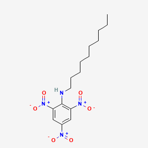 molecular formula C16H24N4O6 B11947004 N-decyl-2,4,6-trinitroaniline CAS No. 91472-53-6