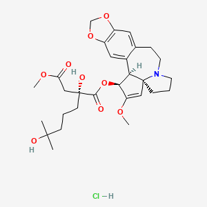  B1194703 Omacetaxine mepesuccinate hydrochloride CAS No. 457895-79-3