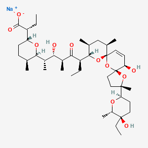 molecular formula C42H70NaO11 B1194706 CID 66647803 CAS No. 55721-31-8