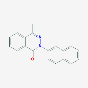 molecular formula C19H14N2O B1194713 4-Methyl-2-(2-naphthalenyl)-1-phthalazinone 