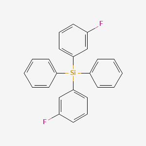 molecular formula C24H18F2Si B11947175 Bis(3-fluorophenyl)diphenylsilane 