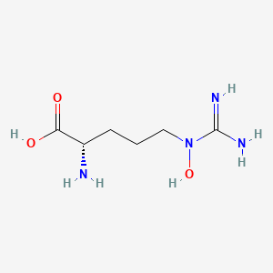 molecular formula C6H14N4O3 B1194719 N(5)-Hydroxy-L-arginine CAS No. 42599-90-6