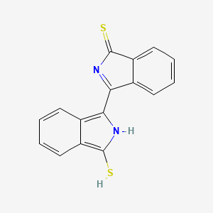 molecular formula C16H10N2S2 B11947216 Dithio-ss-isoindigo CAS No. 6813-37-2