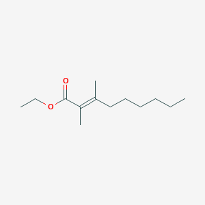 molecular formula C13H24O2 B11947270 Ethyl 2,3-dimethyl-2-nonenoate CAS No. 52075-11-3