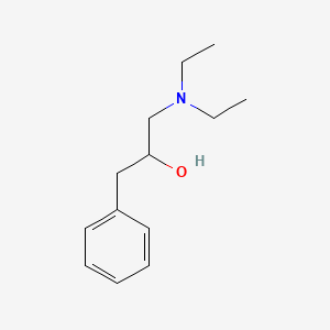 molecular formula C13H21NO B11947277 alpha-((Diethylamino)methyl)benzeneethanol CAS No. 71151-30-9