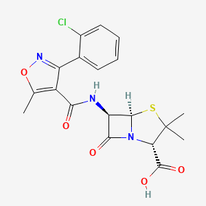 molecular formula C19H18ClN3O5S B1194729 氯西林 CAS No. 61-72-3