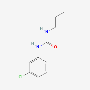 molecular formula C10H13ClN2O B11947303 N-(3-chlorophenyl)-N'-propylurea CAS No. 13208-26-9
