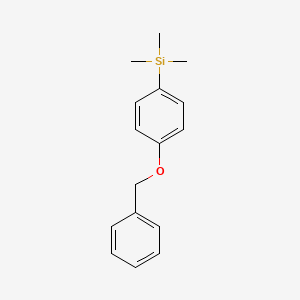 molecular formula C16H20OSi B11947315 (4-(Benzyloxy)phenyl)trimethylsilane 