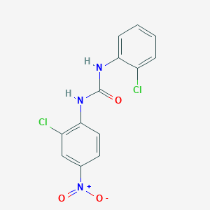 molecular formula C13H9Cl2N3O3 B11947326 N-(2-Chloro-4-nitrophenyl)-N'-(2-chlorophenyl)urea CAS No. 6664-58-0