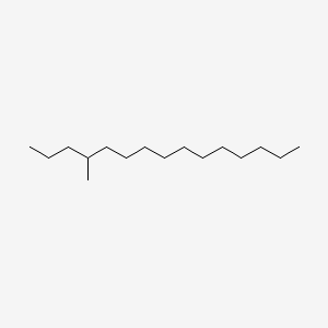 molecular formula C16H34 B1194738 4-Methylpentadecane CAS No. 2801-87-8