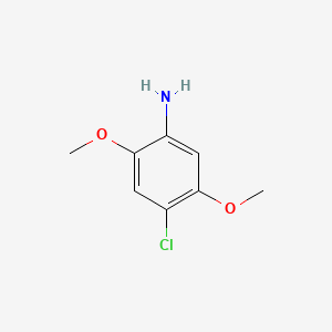 molecular formula C8H10ClNO2 B1194742 4-Chloro-2,5-dimethoxyaniline CAS No. 6358-64-1