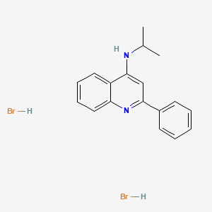 molecular formula C18H20Br2N2 B11947457 N-Isopropyl-2-phenyl-4-quinolinamine dihydrobromide CAS No. 853344-26-0
