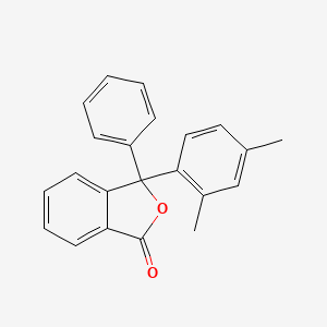 molecular formula C22H18O2 B11947493 3-Phenyl-3-(2,4-xylyl)phthalide CAS No. 95025-68-6