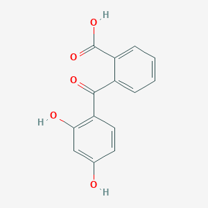 molecular formula C14H10O5 B119475 2-(2,4-二羟基苯甲酰)苯甲酸 CAS No. 2513-33-9