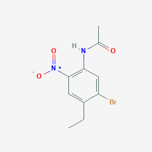 molecular formula C10H11BrN2O3 B11947517 N-(5-bromo-4-ethyl-2-nitrophenyl)acetamide CAS No. 52121-37-6