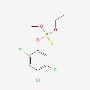 molecular formula C9H10Cl3O3PS B1194758 Trichlormetaphos-3 CAS No. 2633-54-7