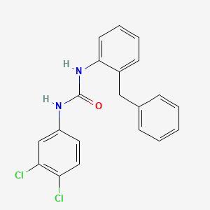 molecular formula C20H16Cl2N2O B11947605 N-(2-Benzylphenyl)-N'-(3,4-dichlorophenyl)urea CAS No. 853318-61-3