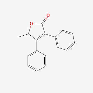 molecular formula C17H14O2 B11947623 5-Methyl-3,4-diphenylfuran-2(5H)-one CAS No. 52313-14-1