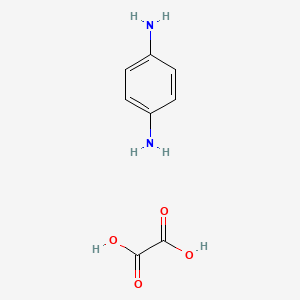 molecular formula C8H10N2O4 B11947651 benzene-1,4-diamine;oxalic acid CAS No. 62654-17-5