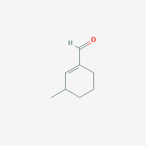 molecular formula C8H12O B11947658 1-Cyclohexene-1-carboxaldehyde, 3-methyl- CAS No. 63282-01-9